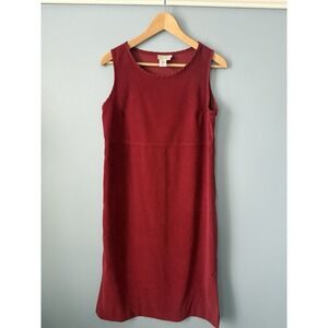 Coldwater Creek Red Midi Dress Womens Size 6 Sleeveless‎